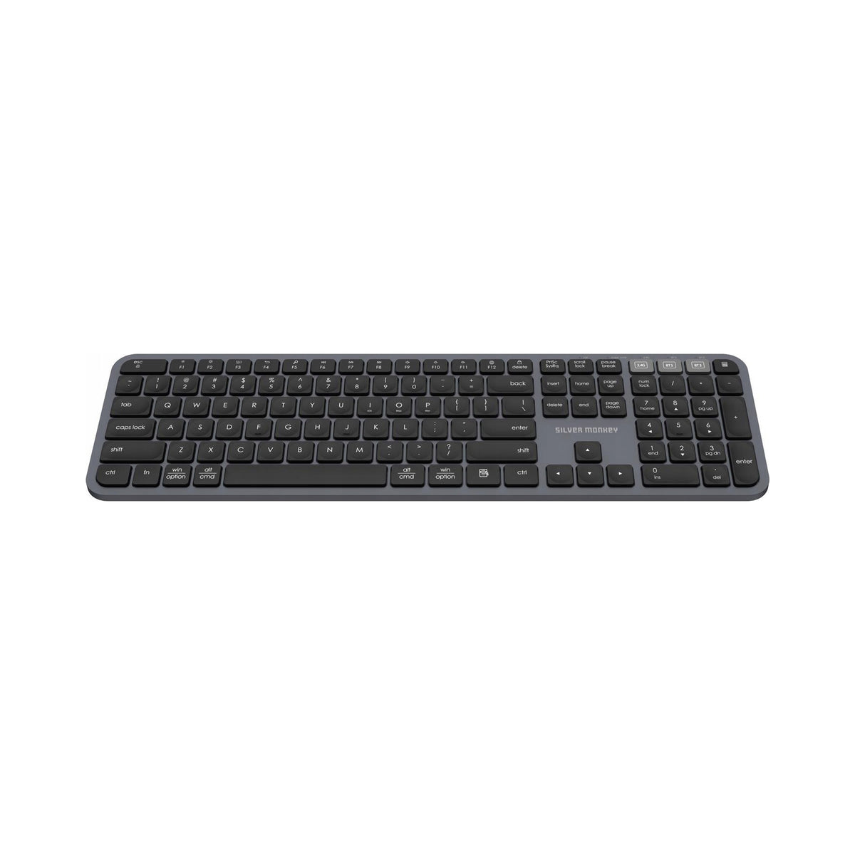 2X SILVER MONKEY K90 WIRELESS KEYBOARD
