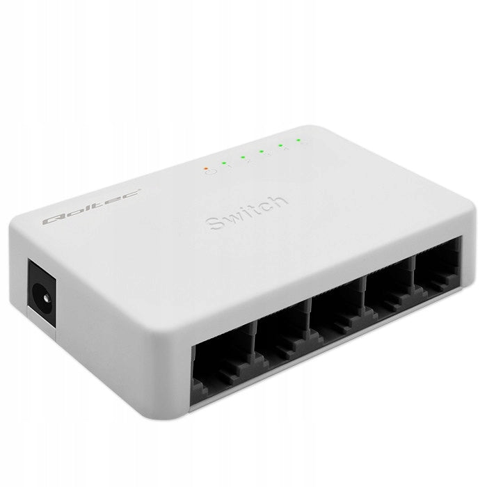 2X SWITCH Network Switch 5 x RJ45 100Mbps Fast Ethernet LAN Port