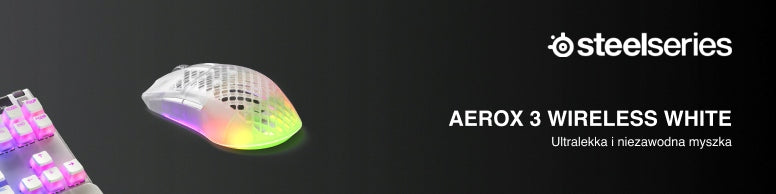 2X SteelSeries Aerox 3 Wireless Ghost Mouse
