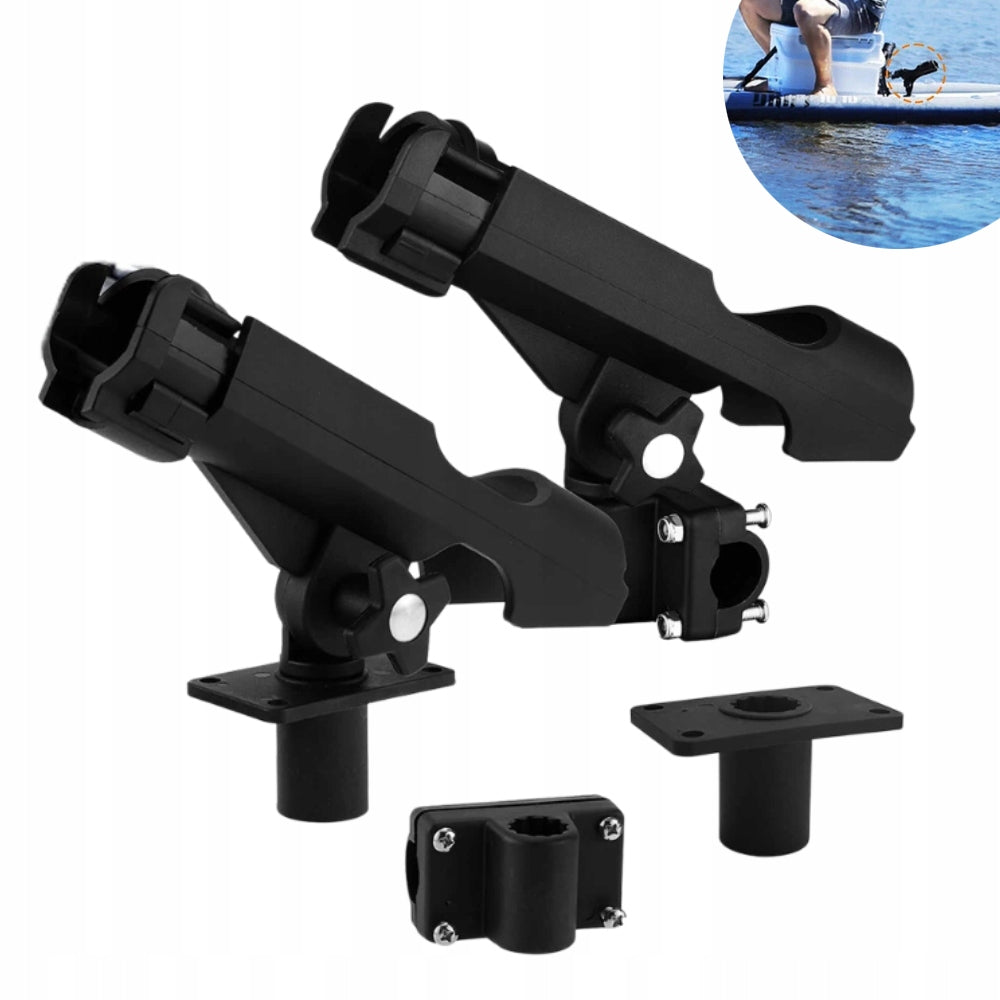 2X TROLLING ROD HOLDER FOR KAYAK BOAT ON BALL FOR FISHING ROD