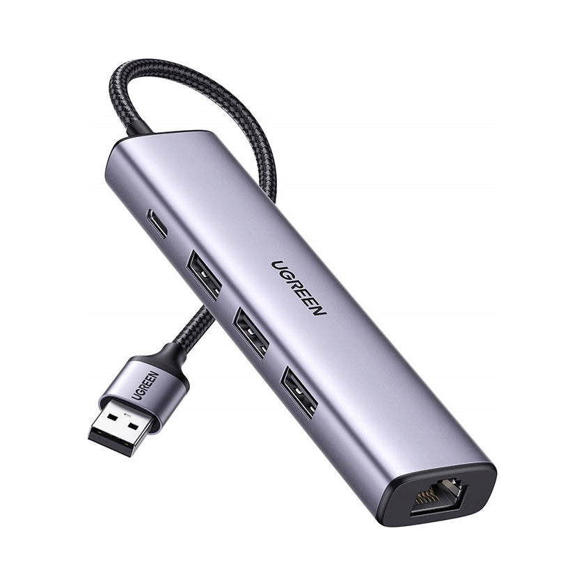 2X UGREEN MULTIFUNCTIONAL USB 3.0 HUB ADAPTER - 3x USB Ethernet RJ-45 USB-C