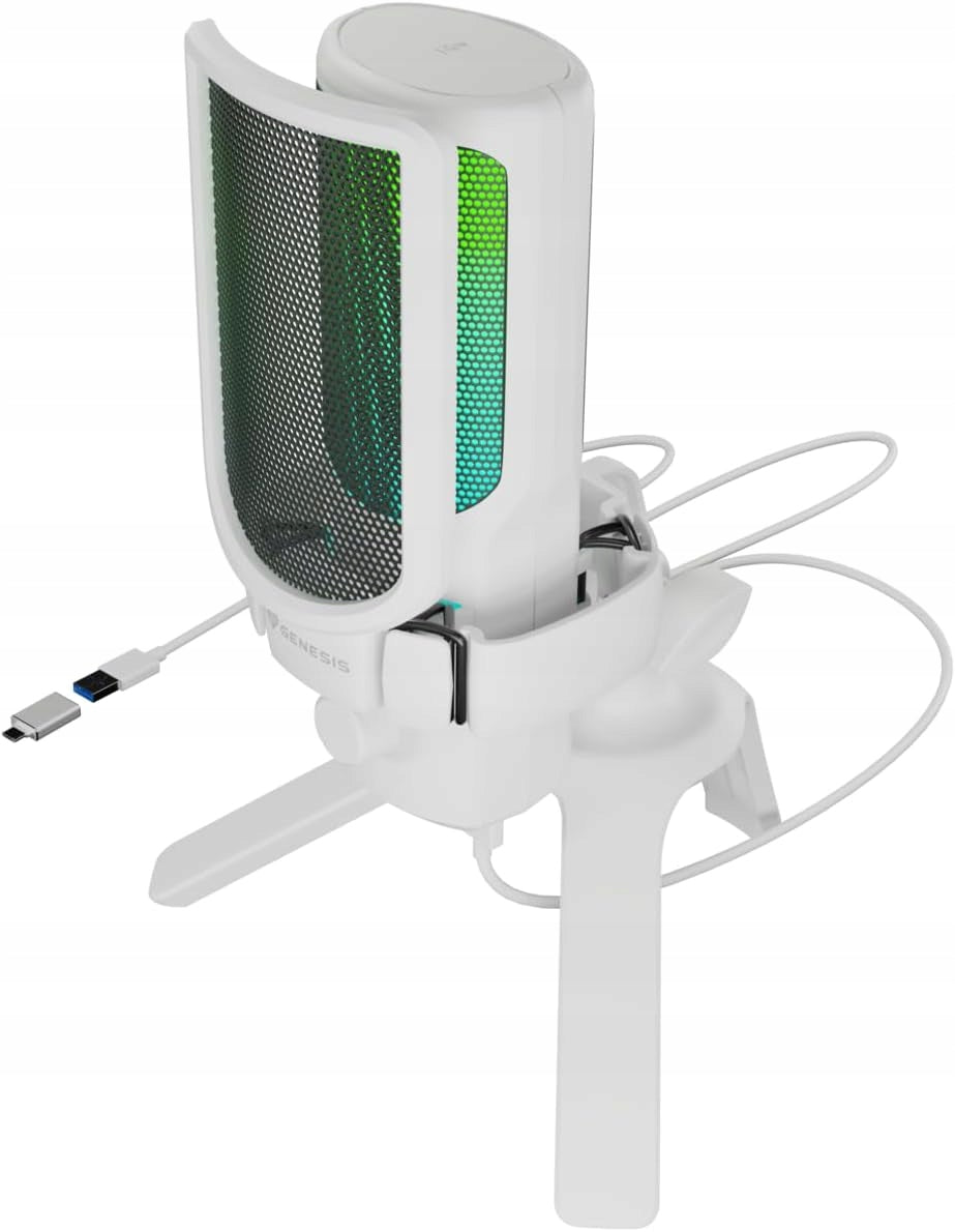 2X USB CONDENSER RGB MICROPHONE FOR STREAMING GAMING