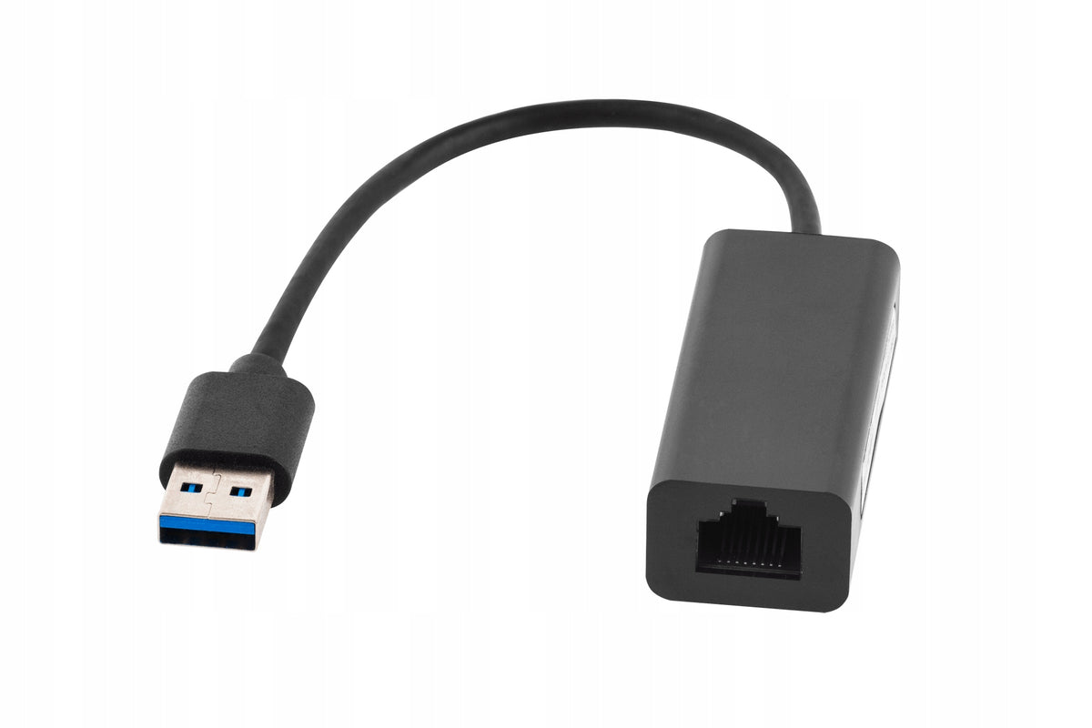 2X USB-Ethernet RJ45 LAN 1Gb Network Card for Cable / KOM0987