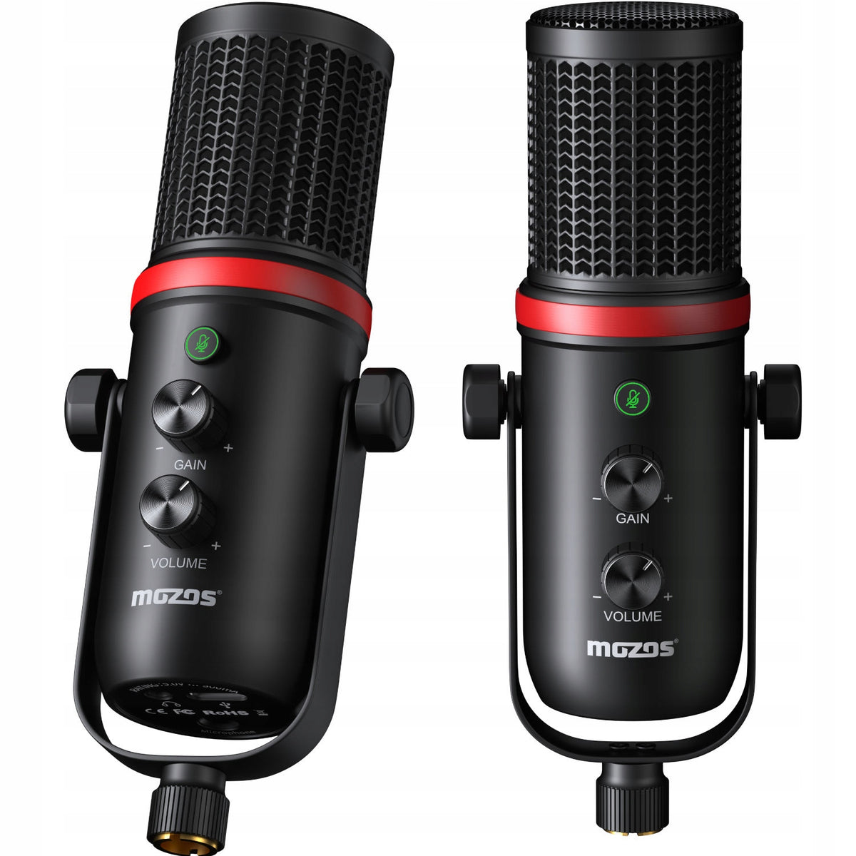 2X USB GAMING CONDENSER MICROPHONE MOZOS MKIT-GX