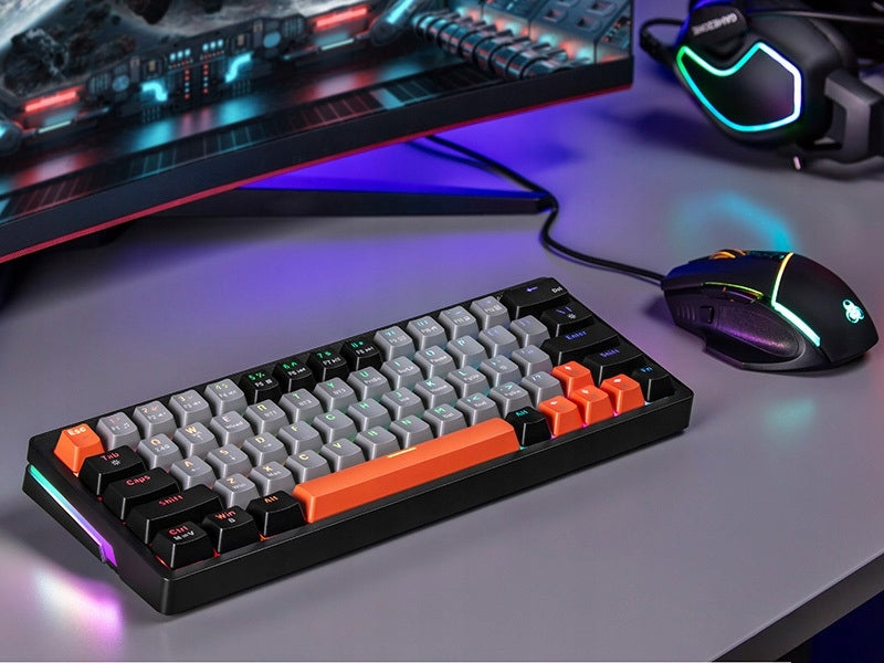 2X USB GAMING WIRELESS KEYBOARD RGB BACKLIT MECHANICAL EVO1 Manufacturer Tracer