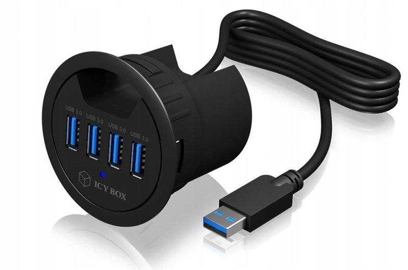 2X USB Hub ICY BOX Desktop Hub 4x USB-A