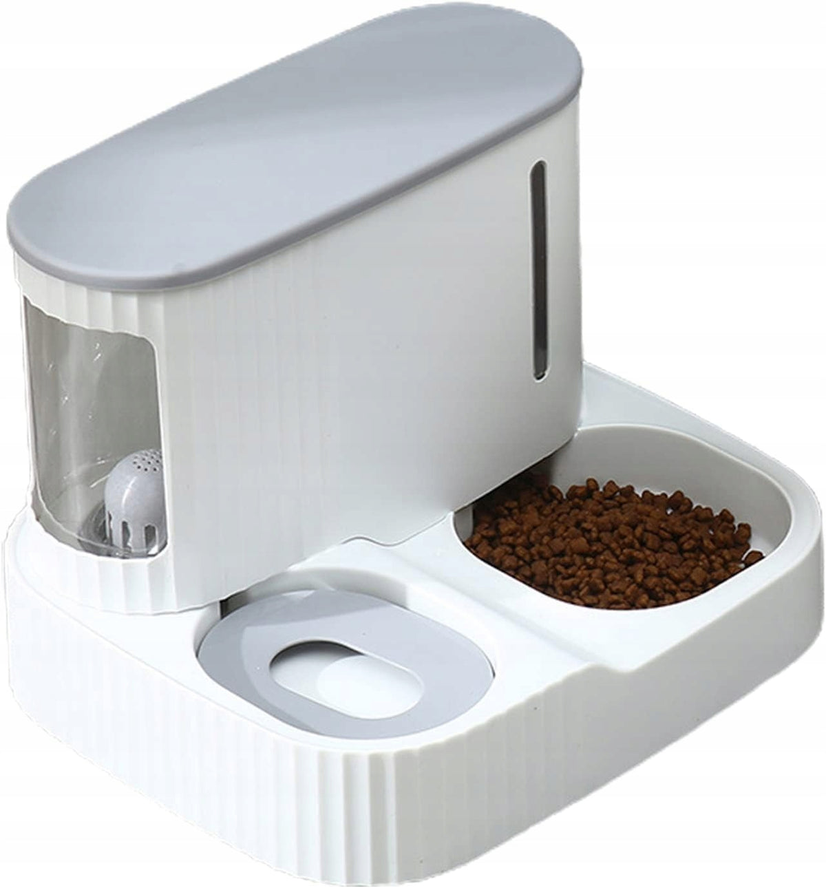 2X WATER AND FOOD FEEDER CAT AND DOG BOWL DISPENSER 2IN1 DRINKER 3,85L