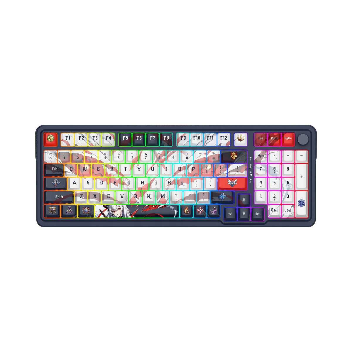 2X WIRELESS KEYBOARD REDRAGON EISA (red switches) K686AK-RGB-PRO
