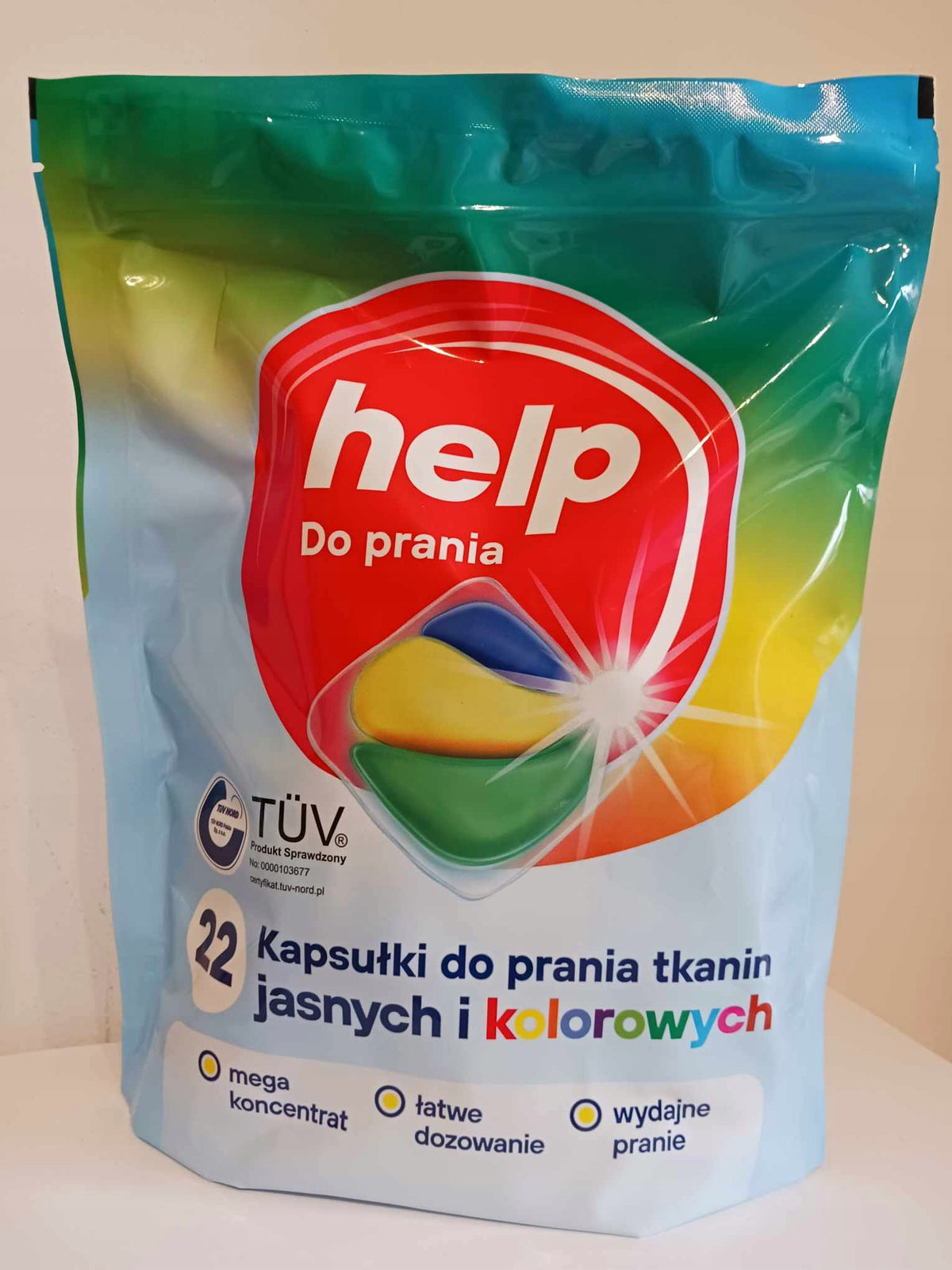 2X Washing Capsules HELP Concentrate LIGHT + COLOR