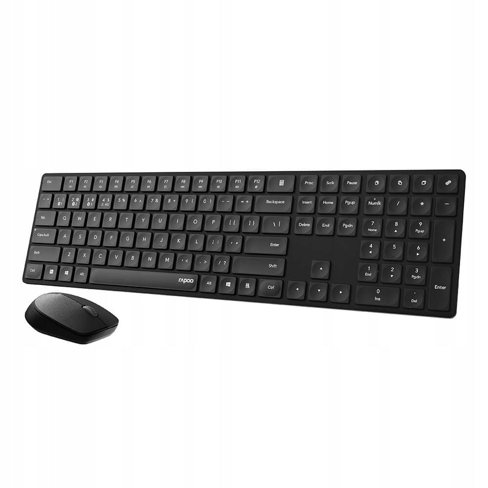 2X Wireless Keyboard RAPOO E8020M Black Manufacturer Rapoo