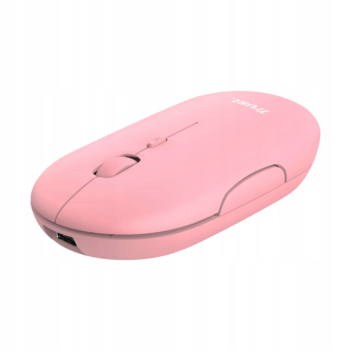 2X Wireless Mouse TRUST Puck Pink 24125