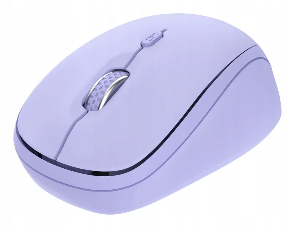 2X Wireless Mouse Trust Yvi+ Compact Multi-Device Office Purple