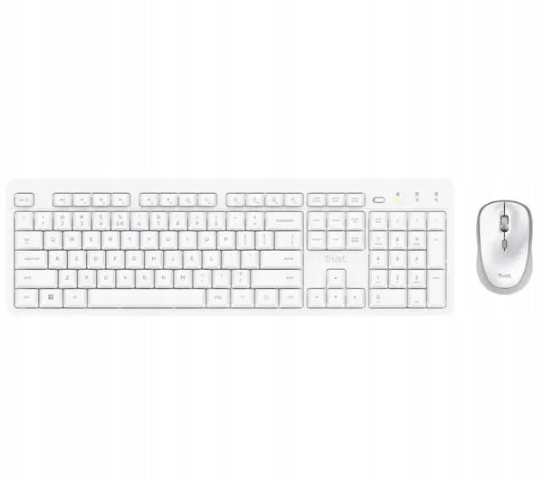 2X Wireless Mouse and Keyboard Set Trust Ody II white