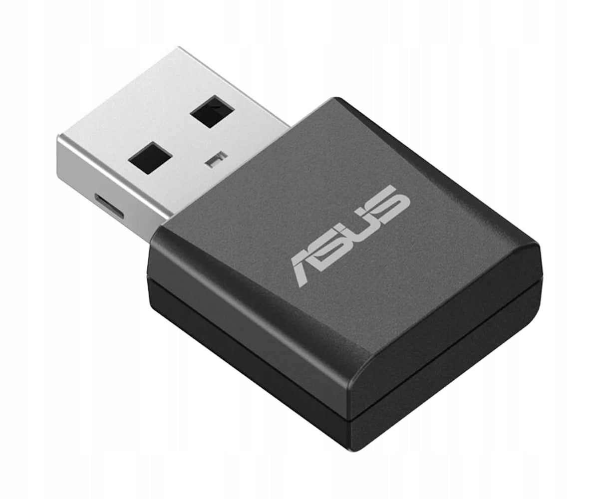 2X Wireless Network Card ASUS USB-BE92 Nano Black