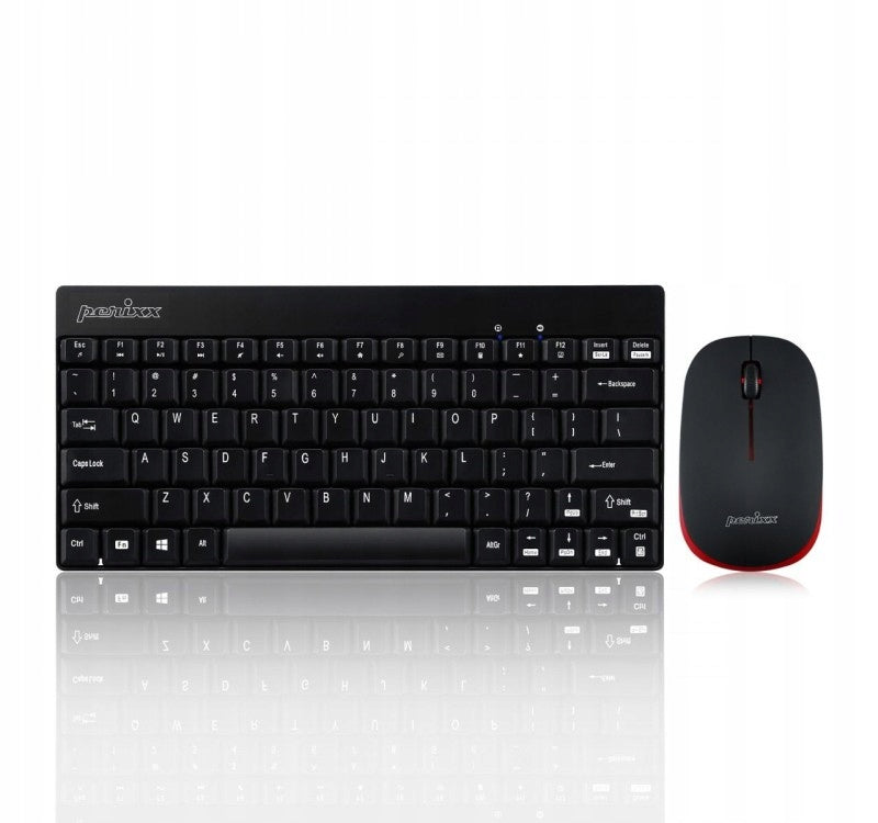 2X Wireless keyboard+mouse set Perixx PERIDUO-712 Compact black M