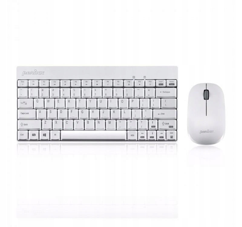 2X Wireless keyboard+mouse set Perixx PERIDUO-712 Compact white Mi