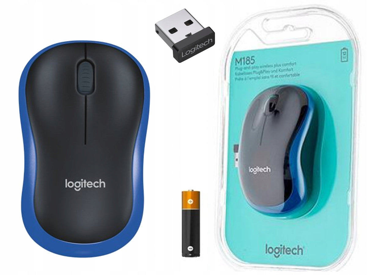 2X Wireless mouse LOGITECH M185 blue / Poland DISTRIBUTION Manufacturer Logitech