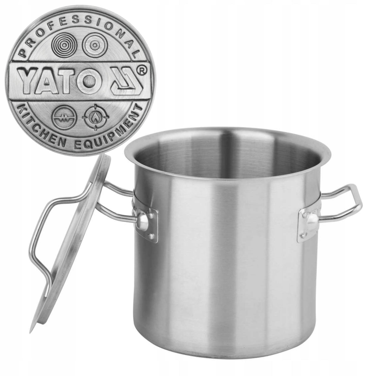2X YATO YG-00011 HIGH POT WITH LID 20X20 6L