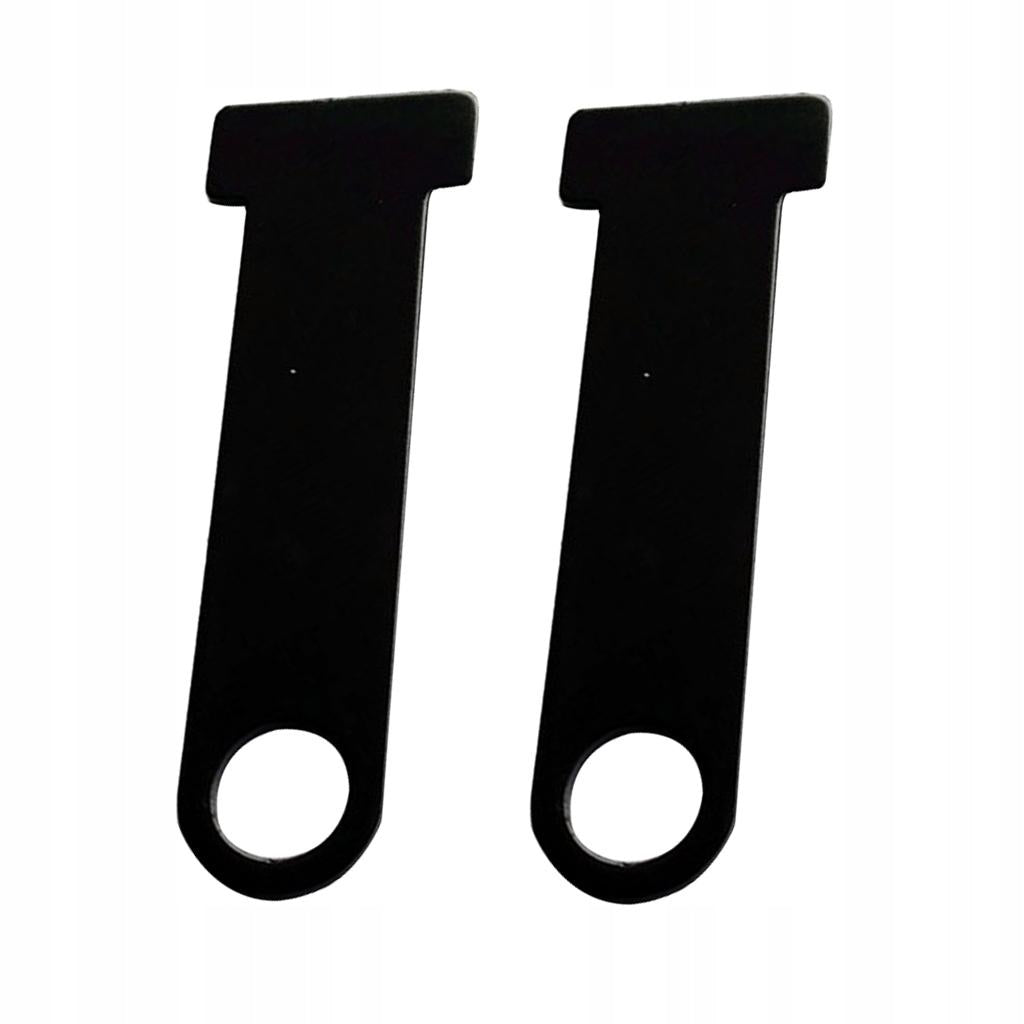 2pcs CNC Universal Motorcycle Strap D Extensions Fit for Open/Full (Black)