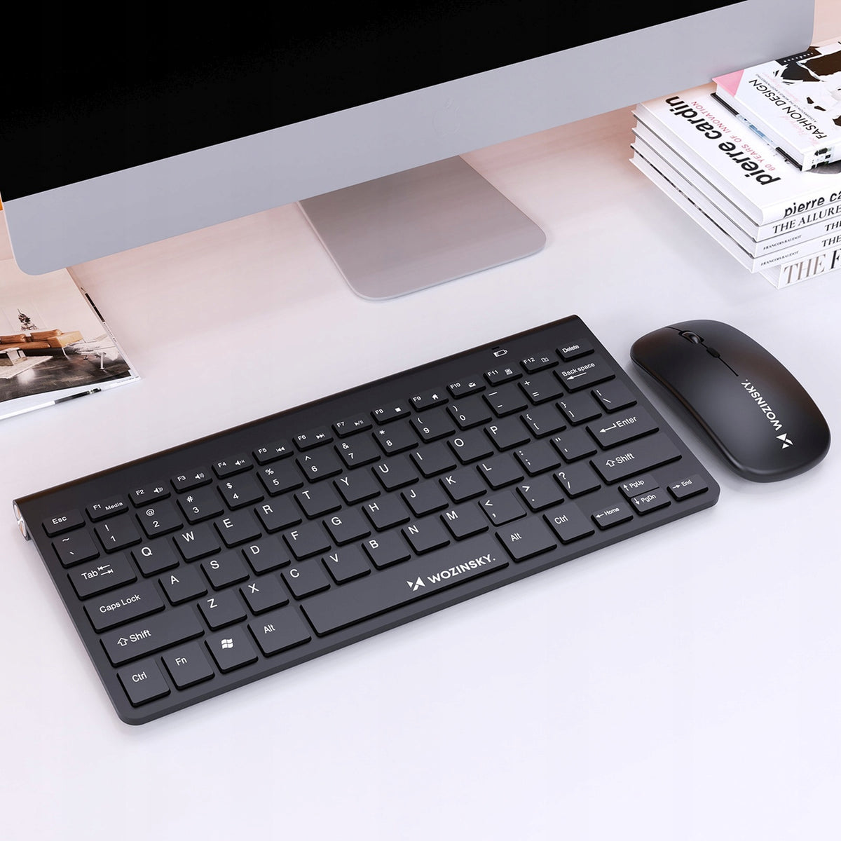 2x 2.4 GHz Wireless Mouse Keyboard Set - Black Manufacturer Wozinsky
