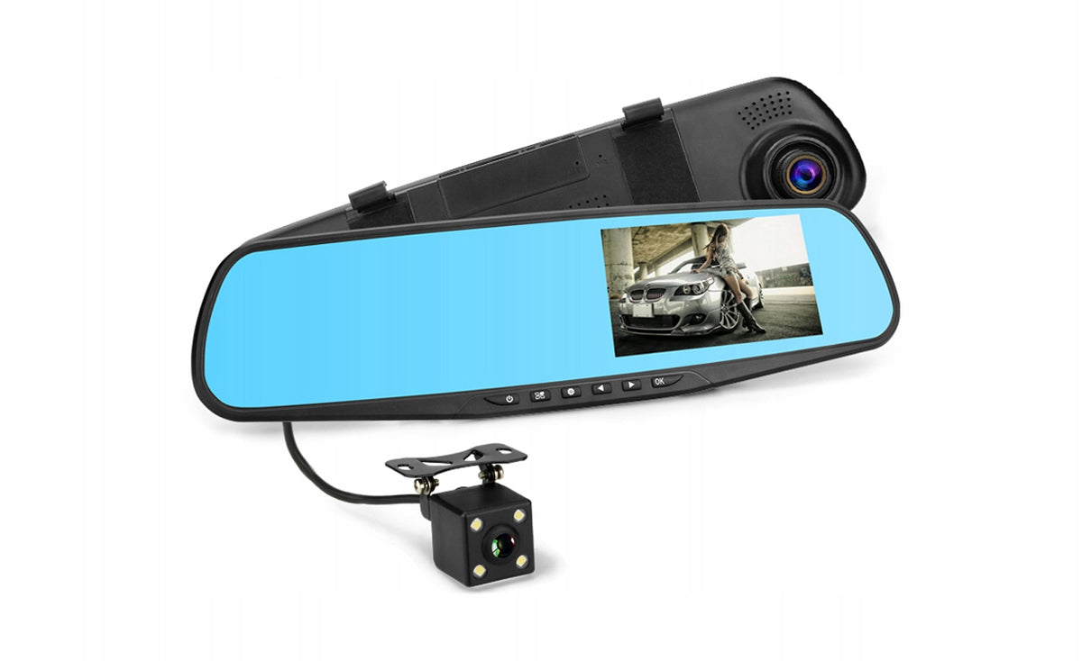 2x Driving Recorder Reversing Camera In Mirror 32 Gb