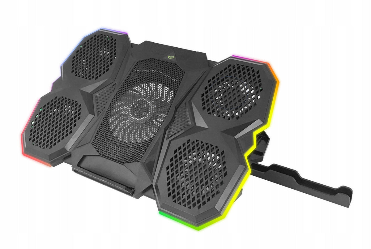 2x ESPERANZA GAMING COOLING STAND WITH RGB BREV LED PHONE STAND
