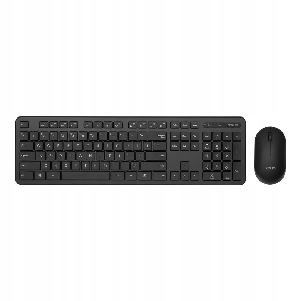2x Keyboard + Mouse Set Asus CW100 Wireless Keyboard and Mouse Set Blac