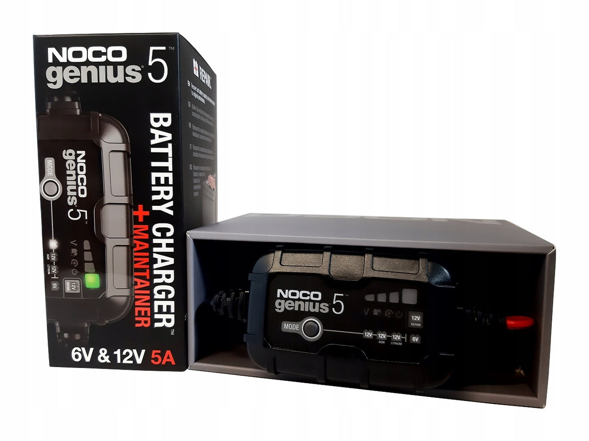 2x Noco GENIUS5EU 5A Battery Charger Rectifier
