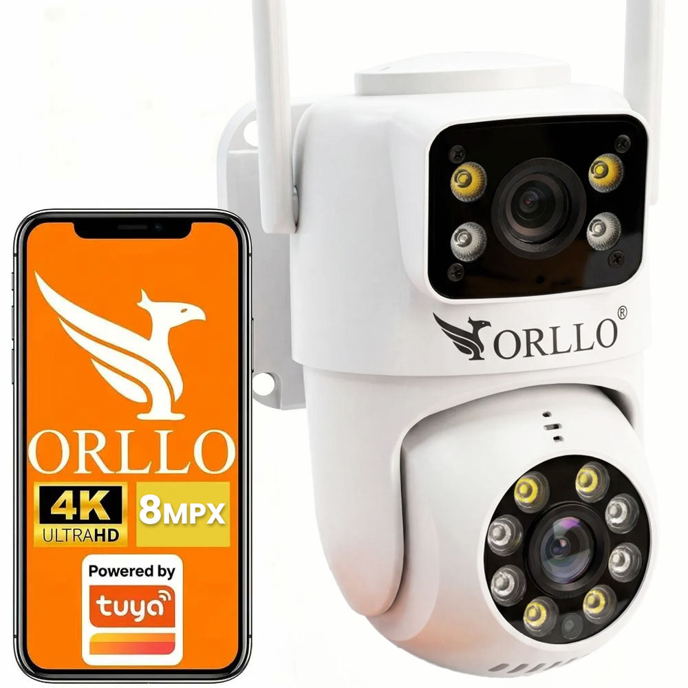 2x Orllo TZ19 DUAL Wi-Fi 4K AI IP Camera