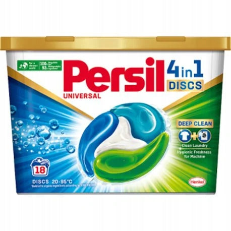 2x PERSIL POWER CAPS 4in1 CONCENTRATED WASHING CAPSULES 18P UNIVERSAL