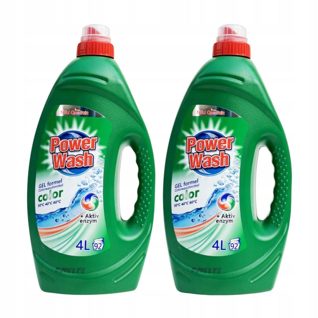 2x Power Wash COLOR 2x 4L GERMAN Colour Wash Gel