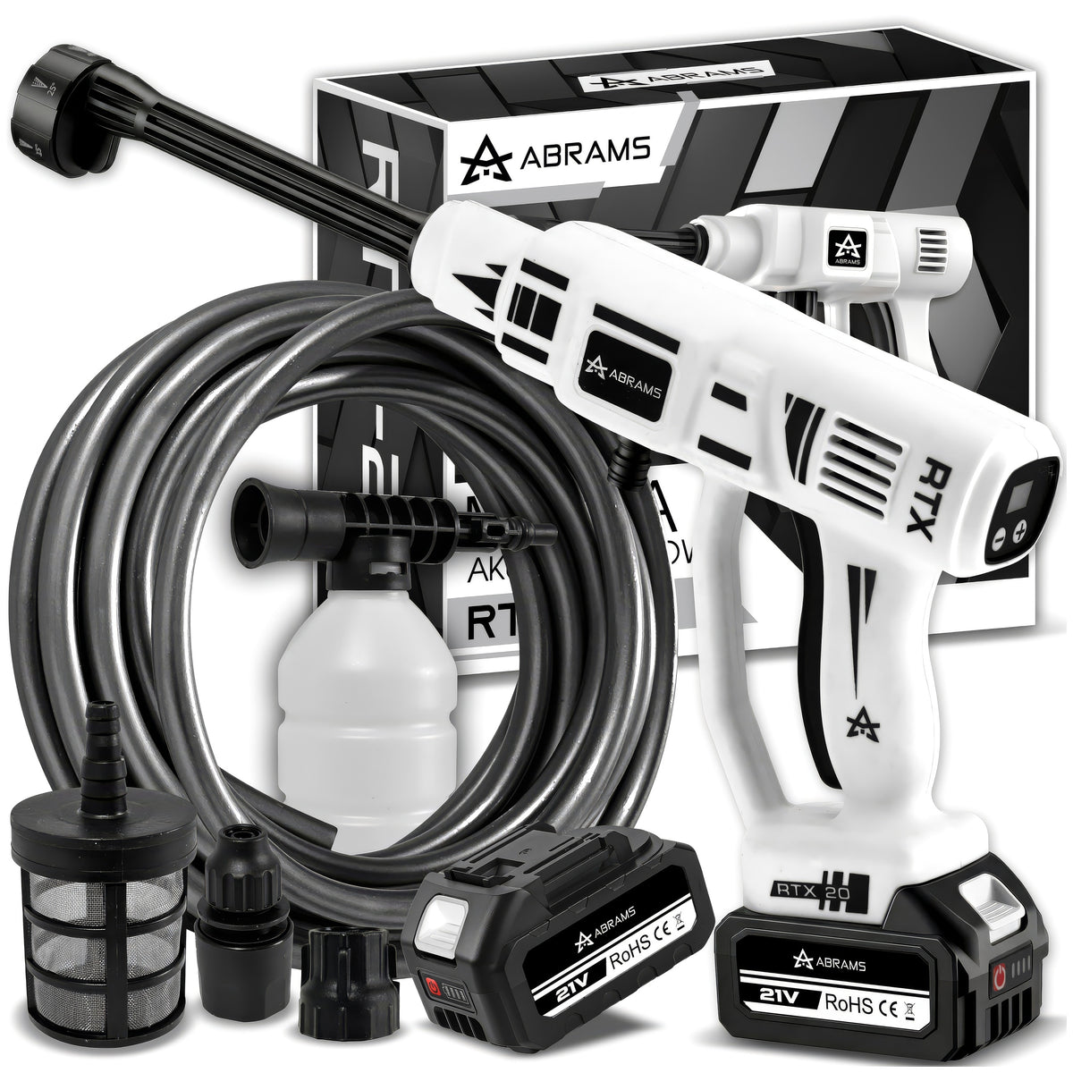 2x Pressure Washer Abrams 60 Bar 1000 W