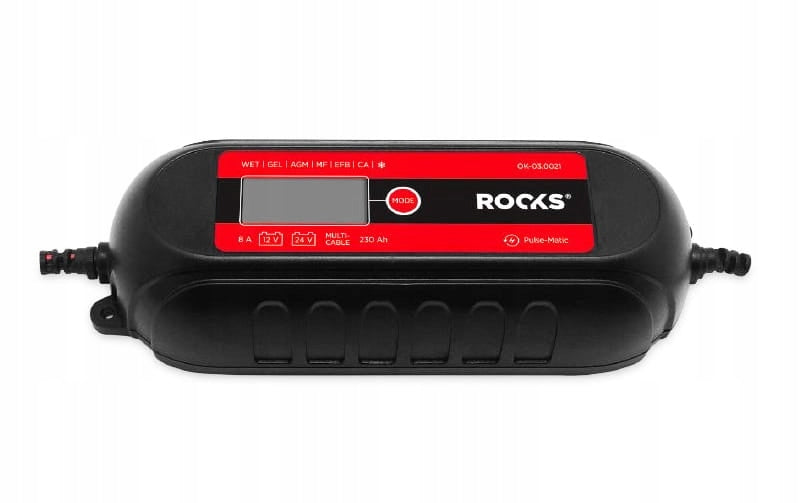 2x ROOKS ELECTRONIC RECTIFIER, SMART 12V 24V - 8A - 230 AH