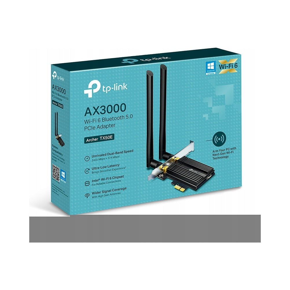 2x TP-LINK ARCHER TX50E network card