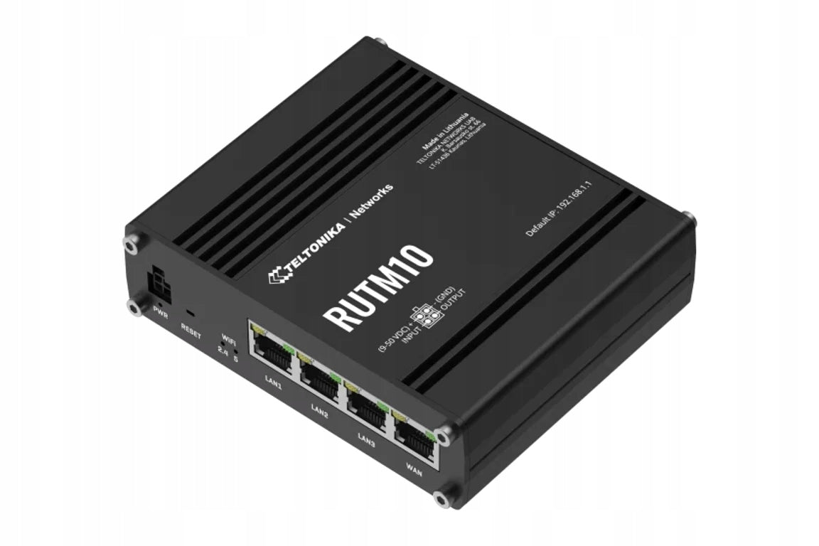 2x Teltonika RUTM10 industrial router (RUTM10000000) Manufacturer no brand
