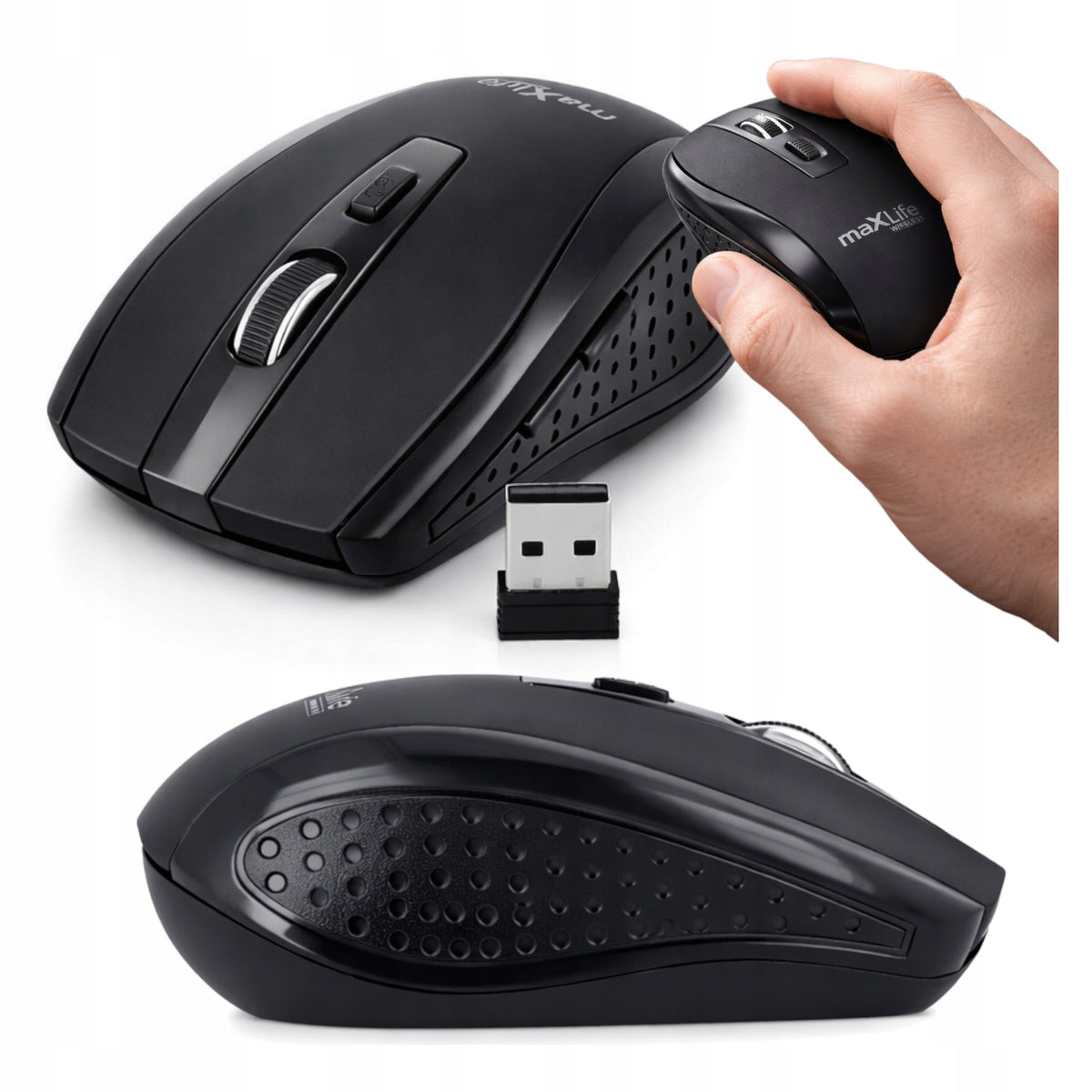 2x WIRELESS COMPUTER MOUSE OPTICAL LAPTOP MOUSE Small 1600dpi Packaging status original