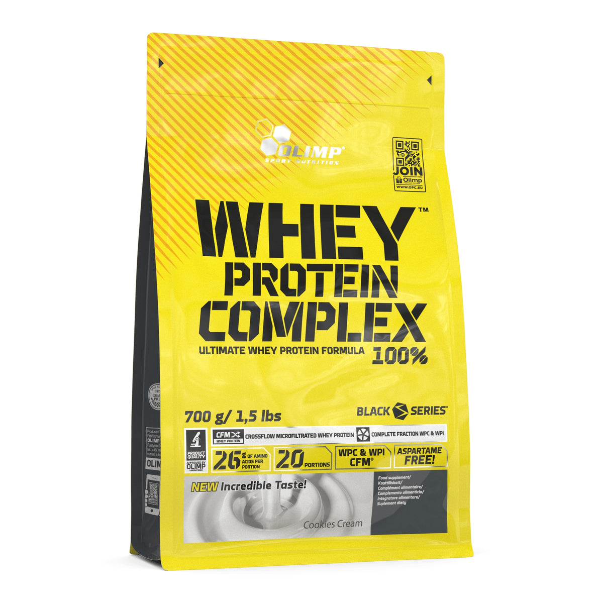 2x WPC Protein Olimp Whey Protein Complex Vanilla Protein Conditioner 700g Packaging status original