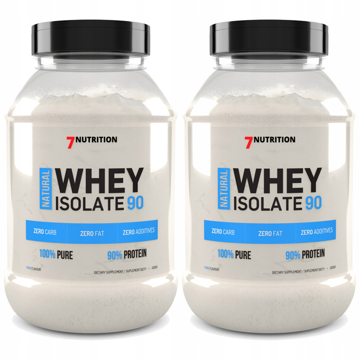 2x Whey Isolate Whey WPI 90 Strength Muscle Mass 500g 7 NUTRITION