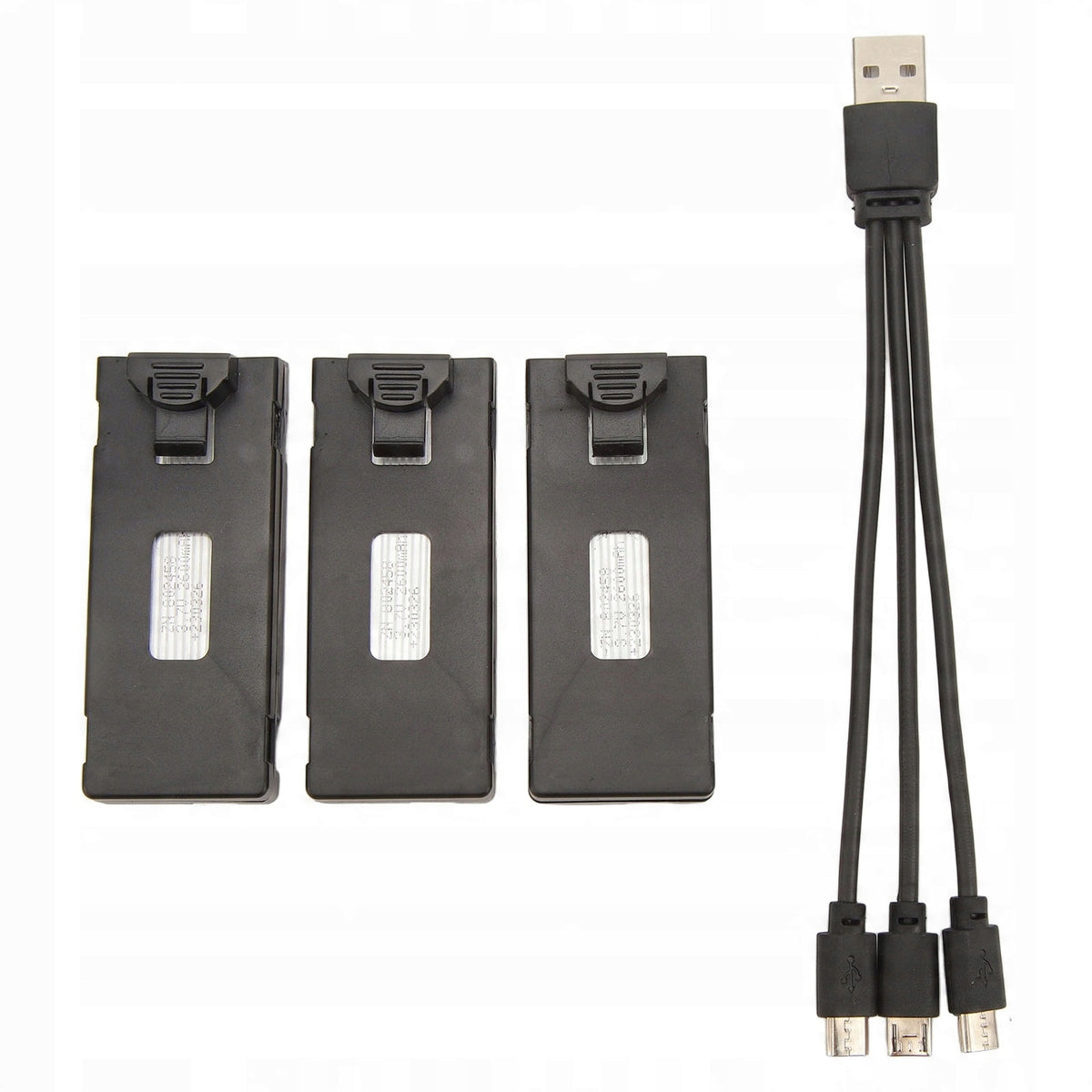3 PCS BATTERY FOR DRONE E88 PRO LS E525 PRO 2600MAH