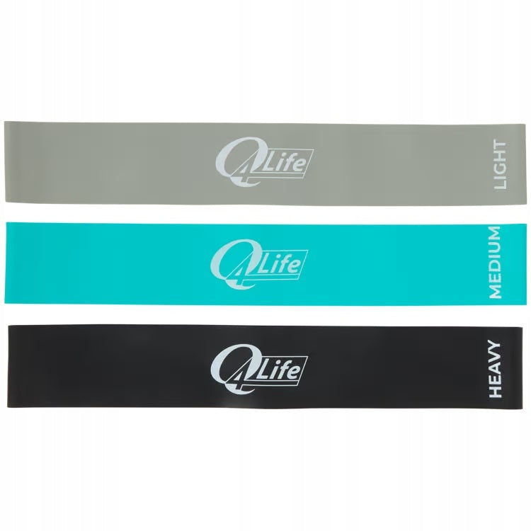 3 x EXERCISE RESISTANCE TAPE 4-15KG RESISTANCE RUBBER BANDS Color multicolor