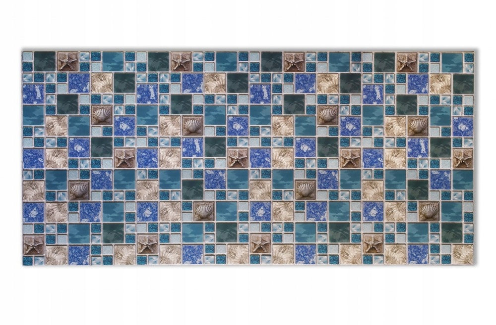 3D PVC falpanel Mosaic Sea Breeze