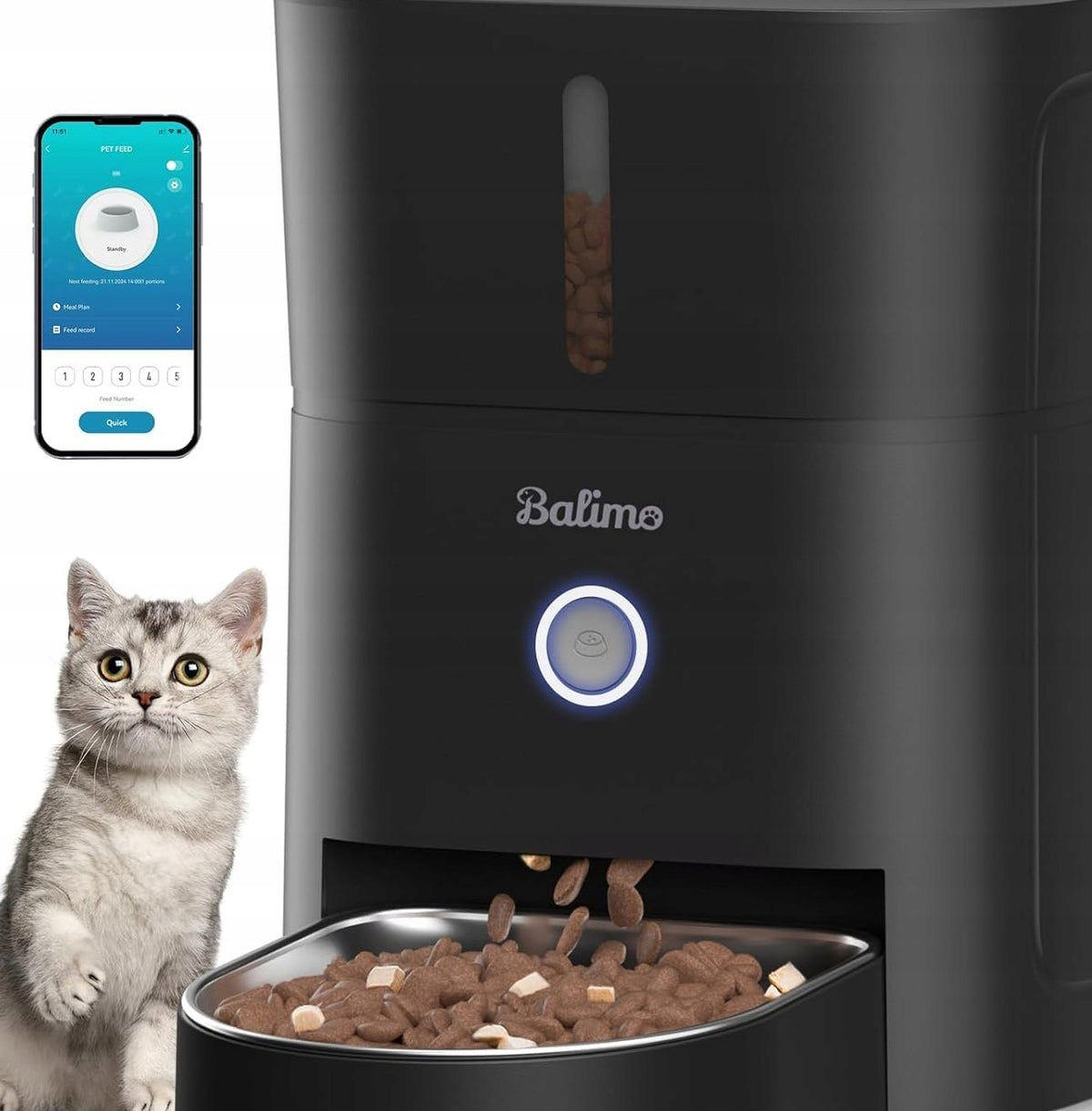 3L WIFI AUTOMATIC CAT FEEDER WITH APP