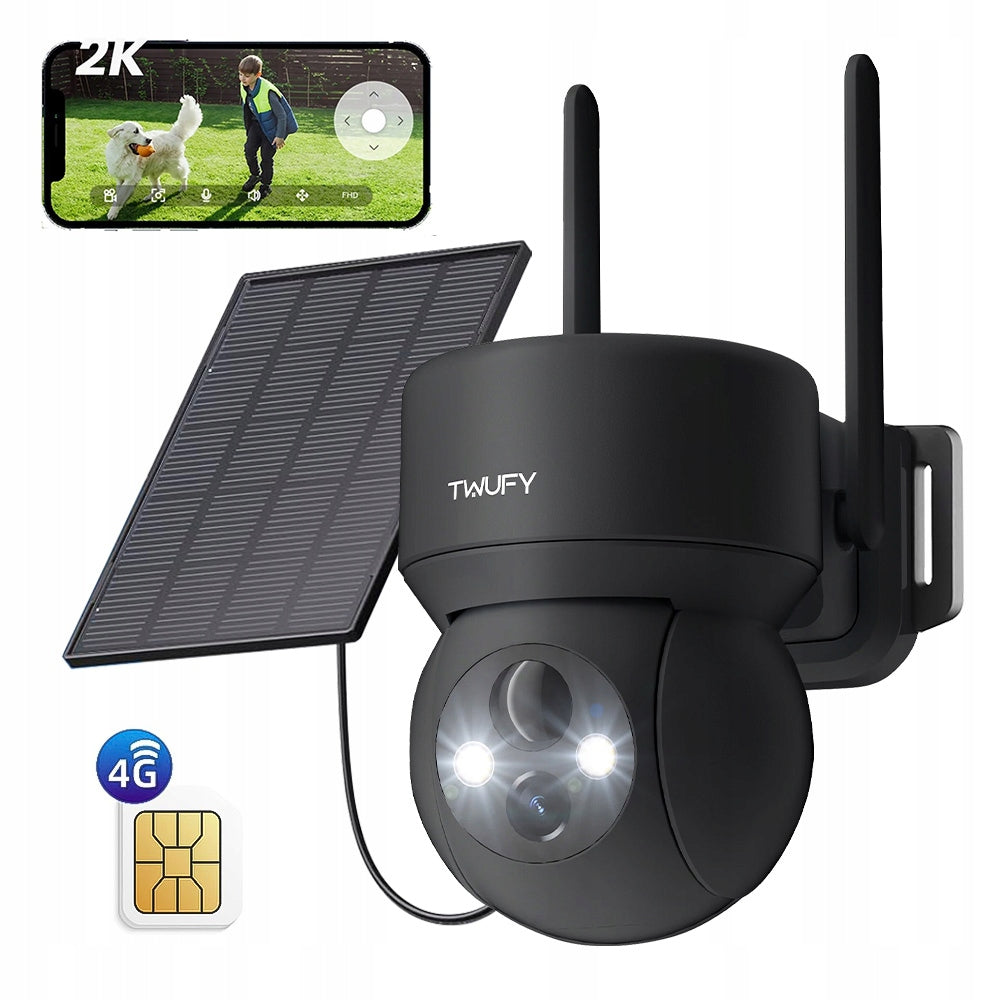 3MPx ROTATING OUTDOOR CAMERA 2K ULTRA HD IP WiFi DETECTION