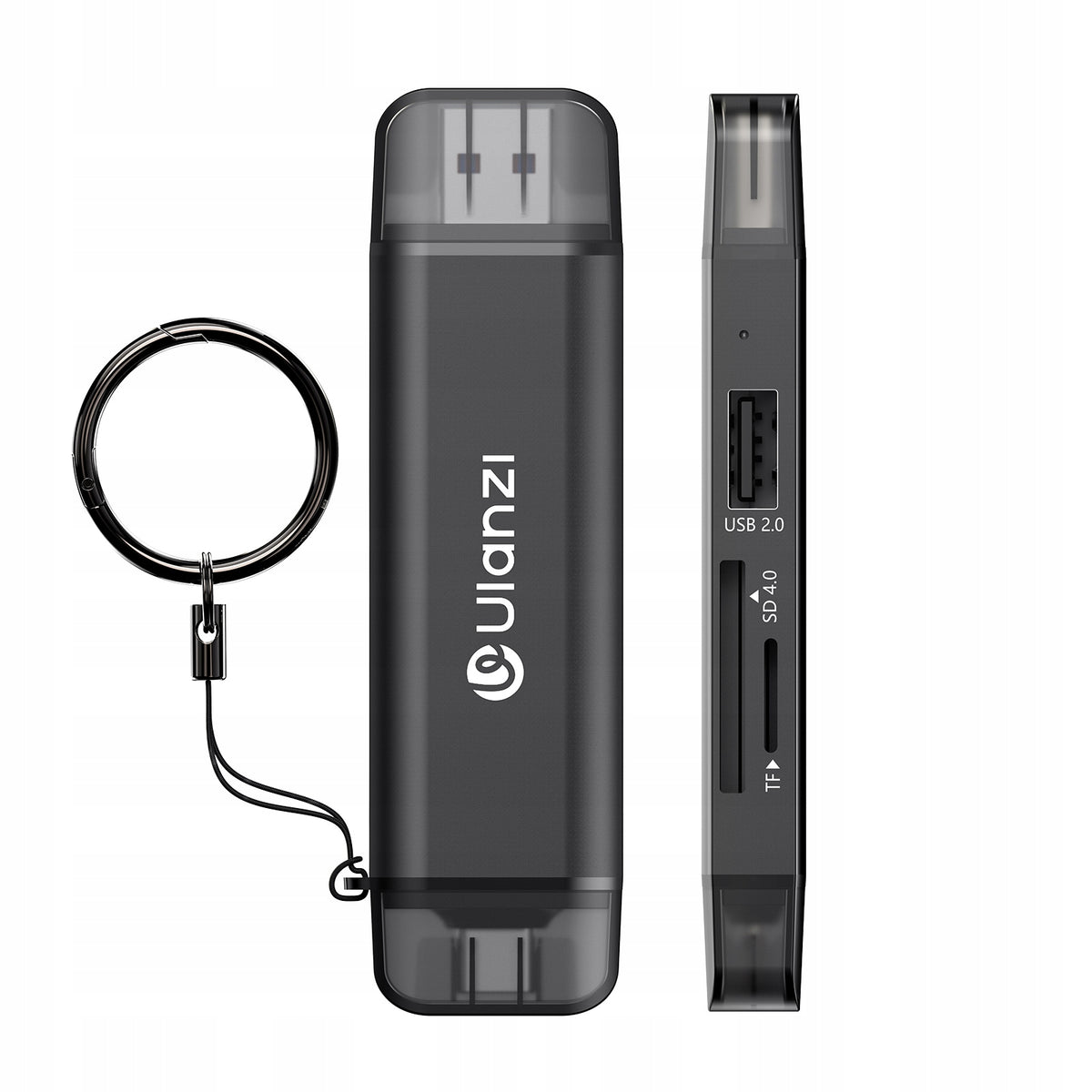 3in1 SD / microSD / USB Memory Card Reader to USB-C USB-A Port ULANZI CR3