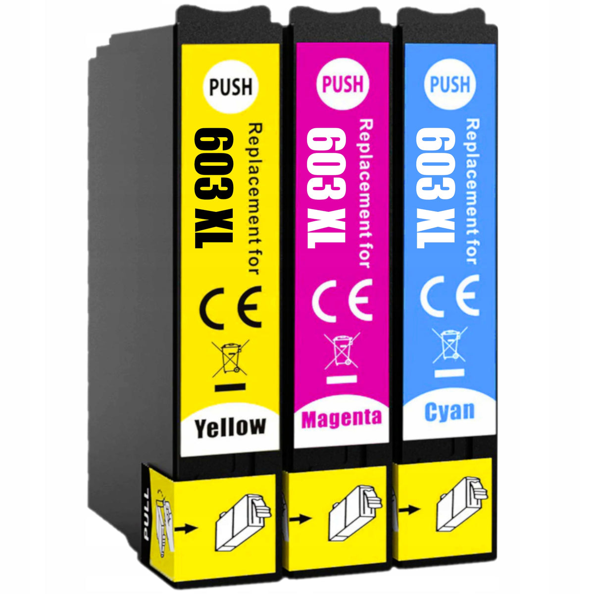 3x INK CARTRIDGE 603 XL FOR EPSON XP-3100 XP-3150 XP-3155 XP-2100 XP-2150 XP-2155
