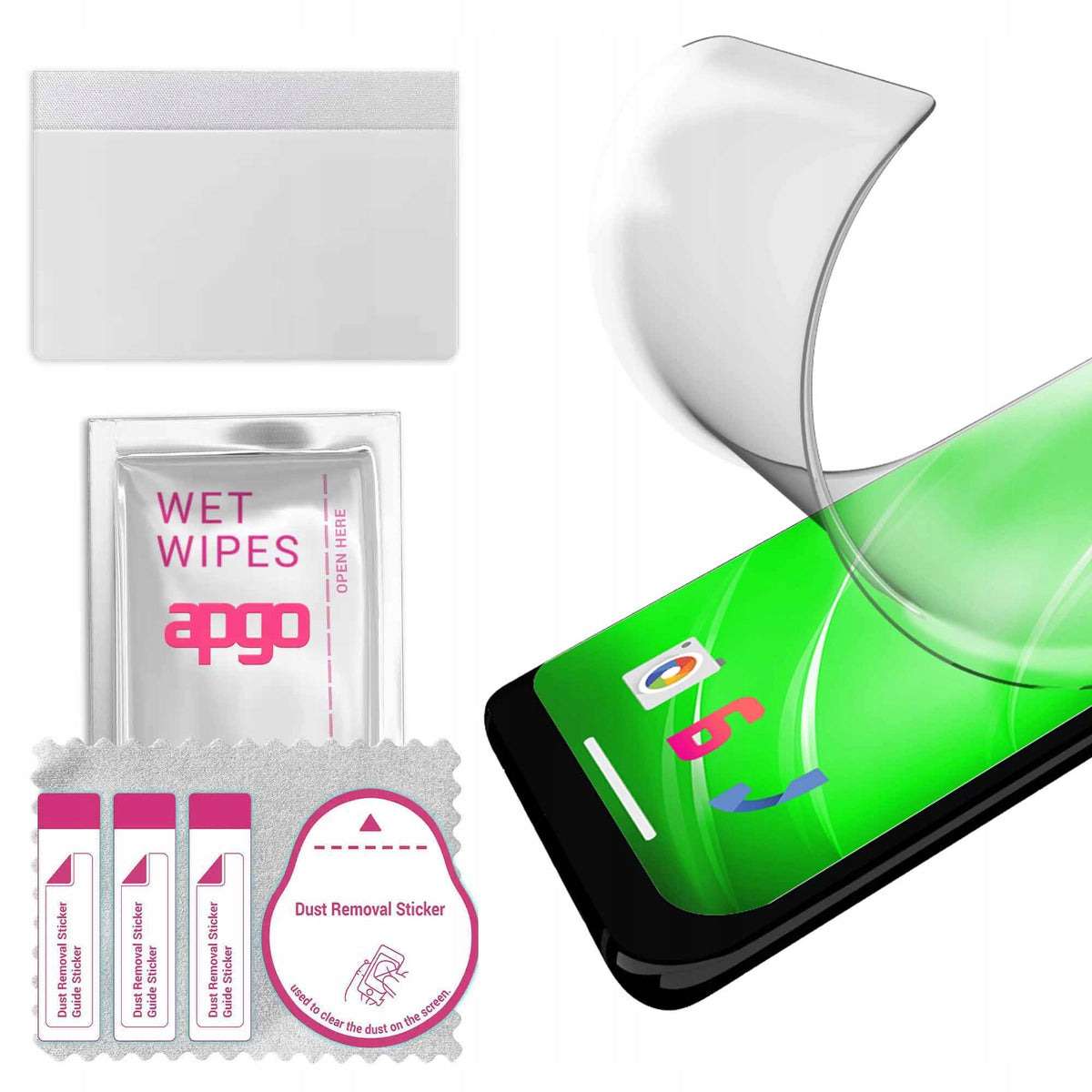 3x MATTE hydrogel film for FlySky NV14 Packaging status original