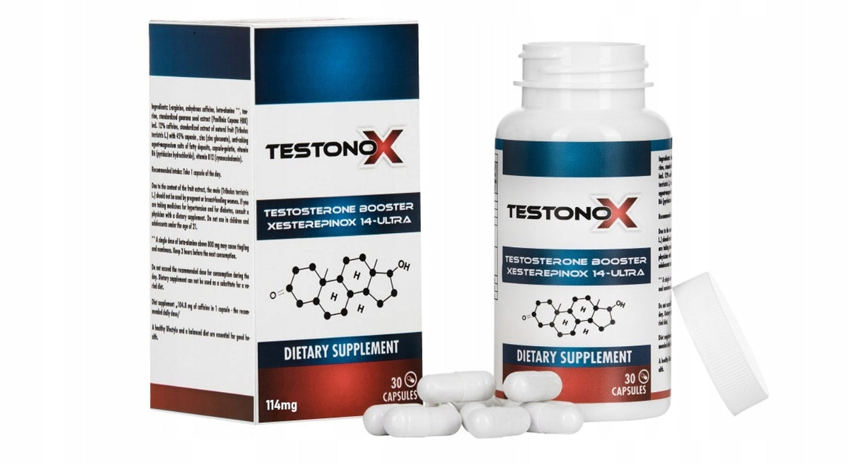 3x- TESTOSTERONE TESTONOX SET FOR MEGA MASE Packaging status original