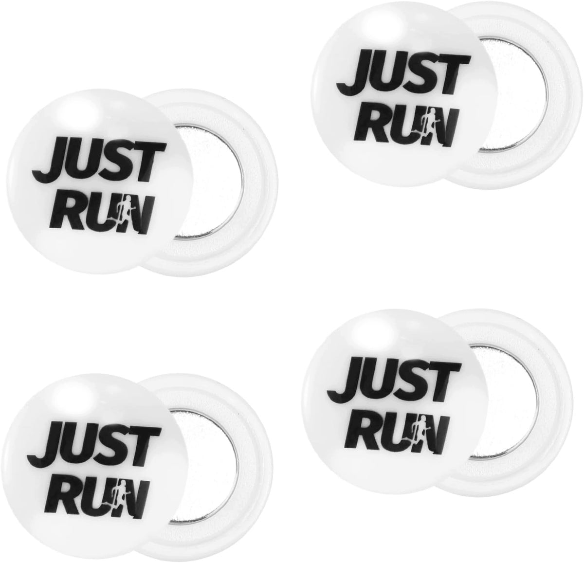 4 PAIRS OF MAGNETIC RUNNING STARTER NUMBER CLIPS