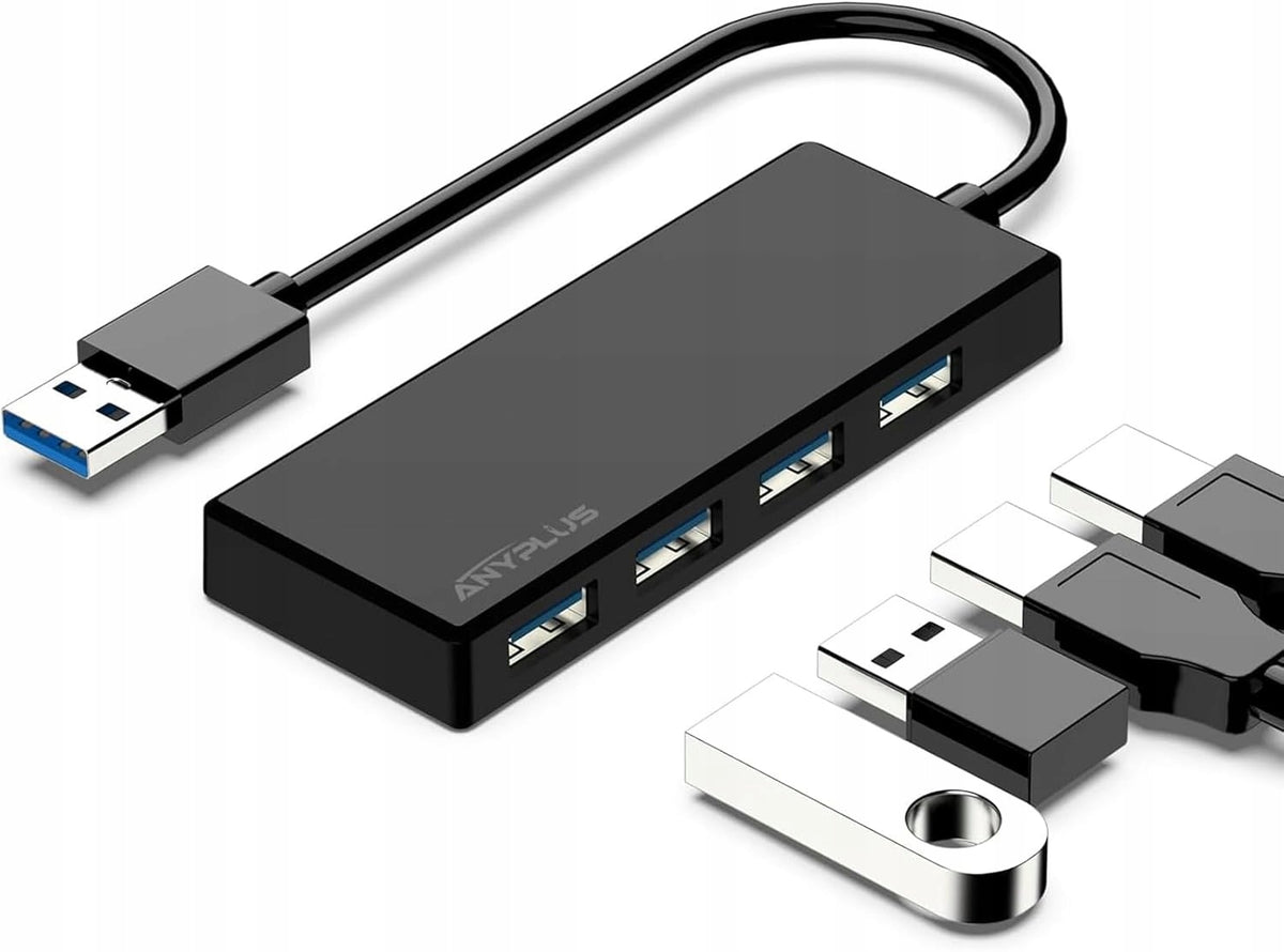 4-PORT USB HUB SPLITTER PORTABLE MINI USB ADAPTER 3.0 Manufacturer code ANYPLUS