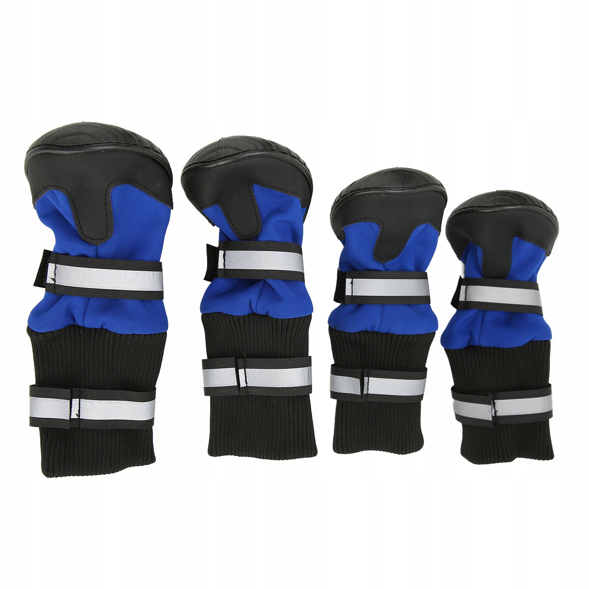 4 Pcs Dog Boots Waterproof Pet Boots Reflective, 36
